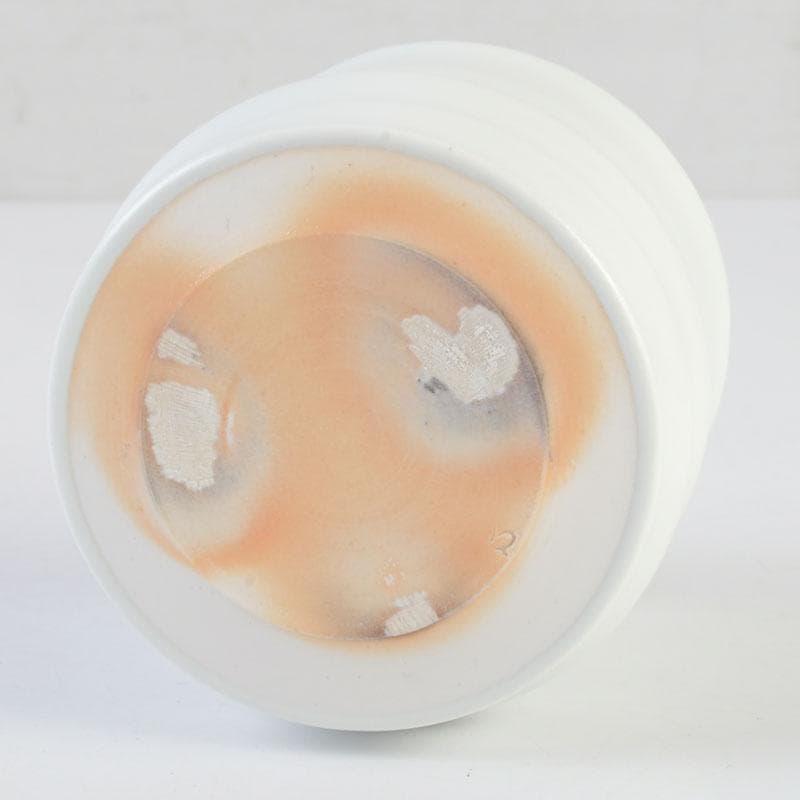 美濃焼　木欒字窯　清水久伸作　爵杯　高杯　共箱　V　9887