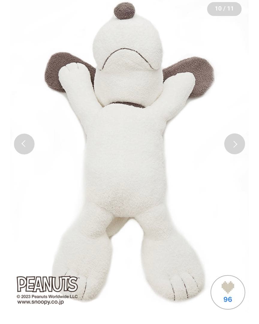 レア ジェラートピケ スヌーピー特大ぬいぐるみ＆ブランケットPEANUTS 完売