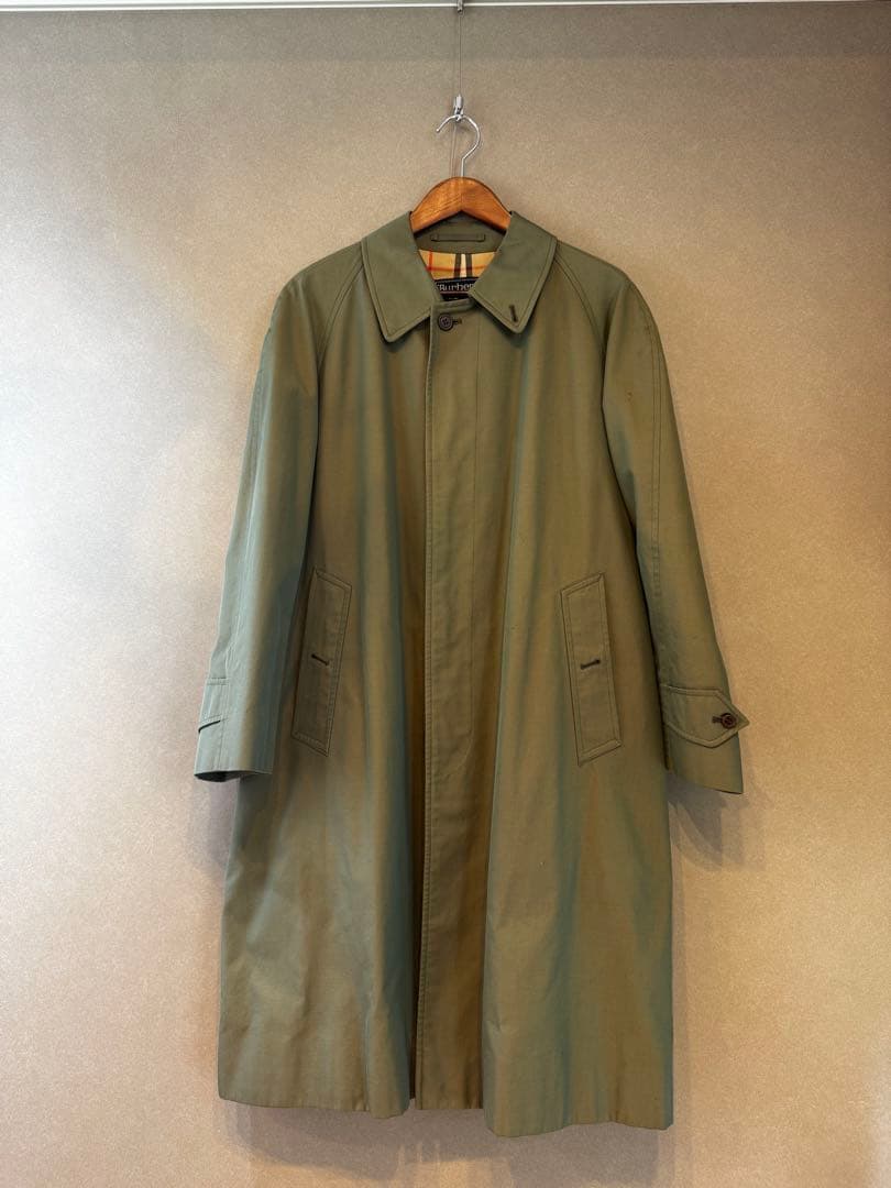 Burberry's ステンカラーコート オリーブグリーン