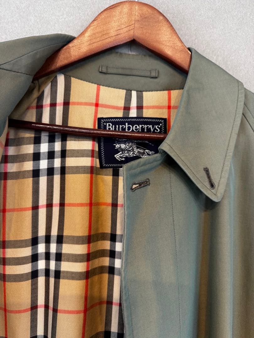 Burberry's ステンカラーコート オリーブグリーン