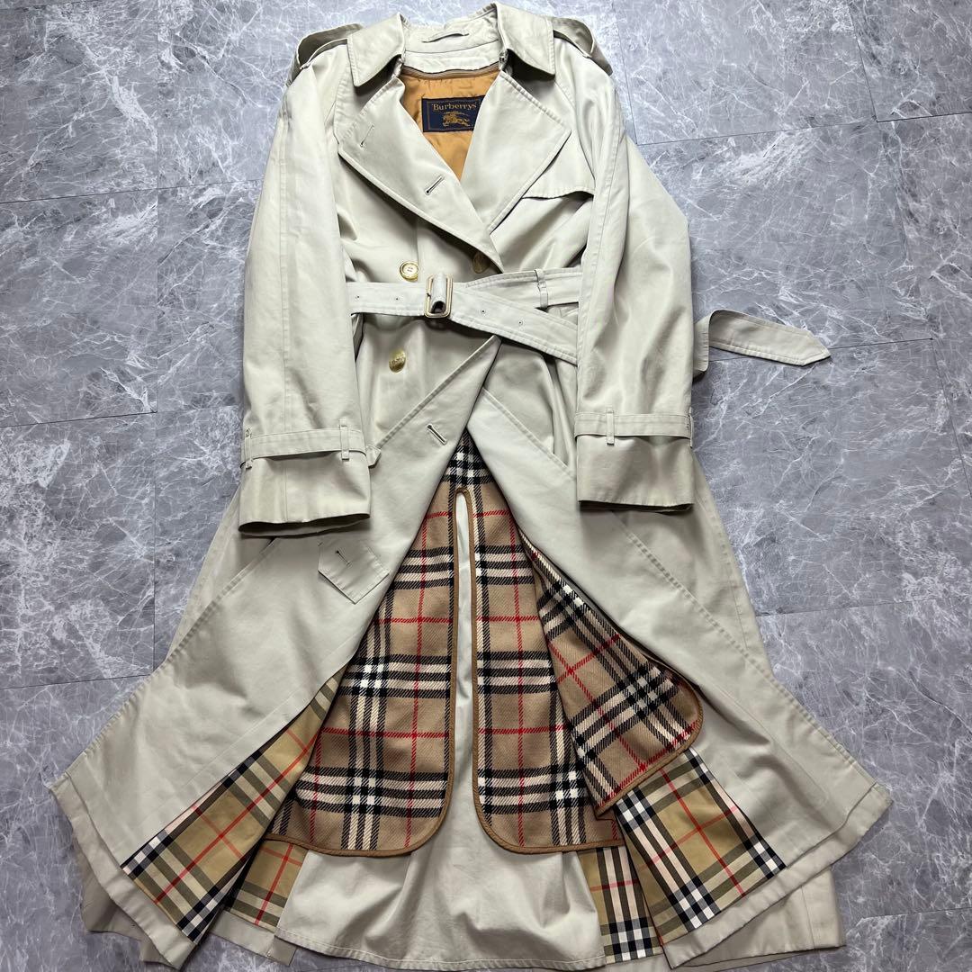 美品♡バーバリー　トレンチコート　ベルト　ライナー　ノバチェック ベージュ