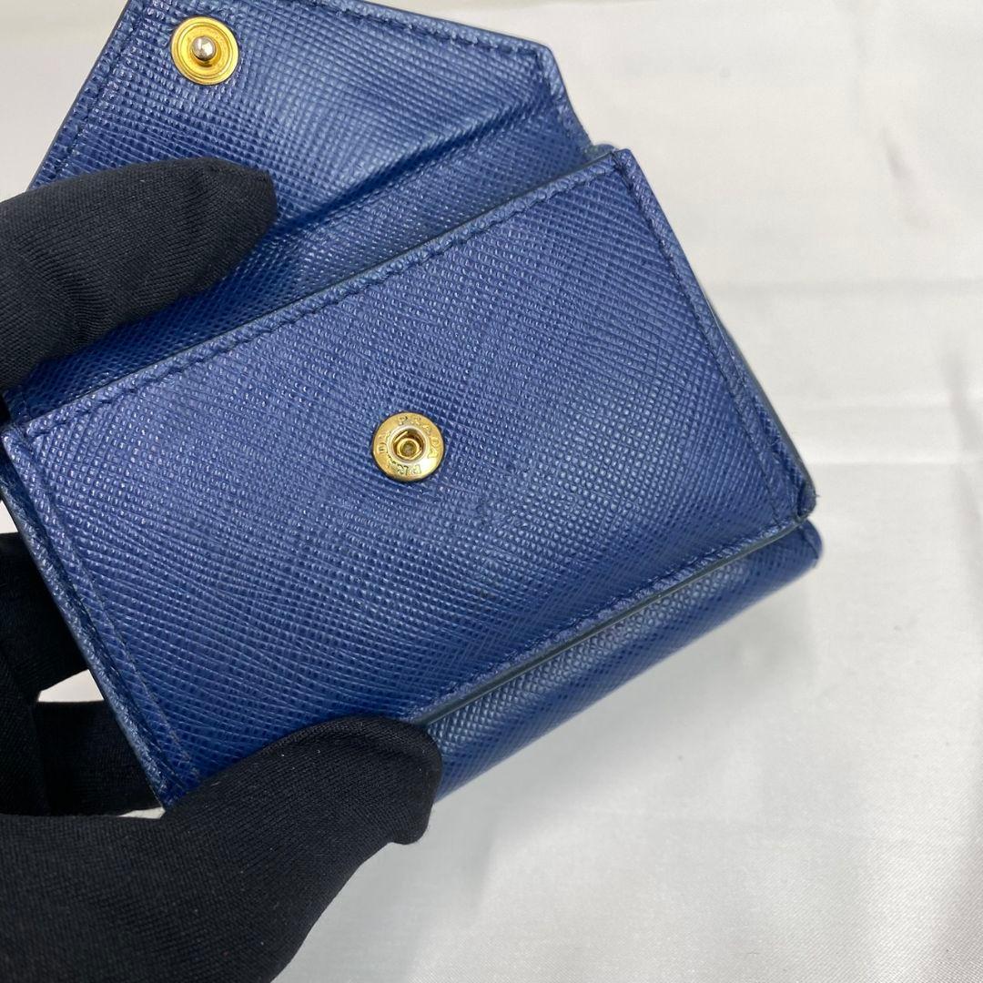 ✨️美品✨️PRADA 三つ折り財布 コンパクトウォレット サフィアーノ