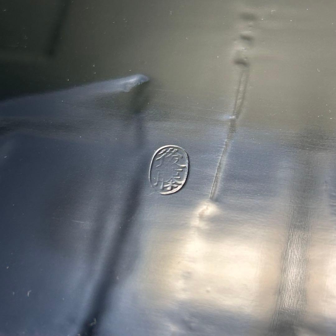 角盆　『後藤塗　香川漆器』　宗家後藤盆　朱色　讃岐漆器　お茶道具　茶道　工芸品