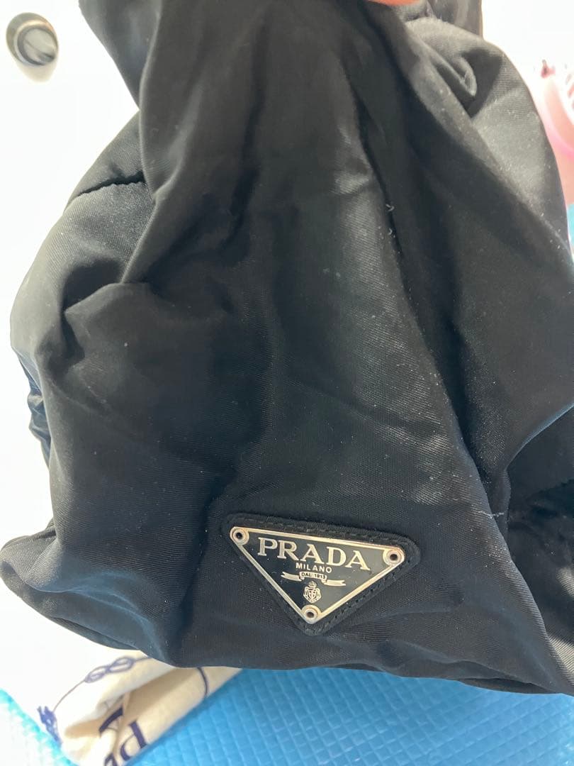 プラダ テスートナイロン 三角ロゴ ボストンバッグ 出張 旅行 トランク 黒