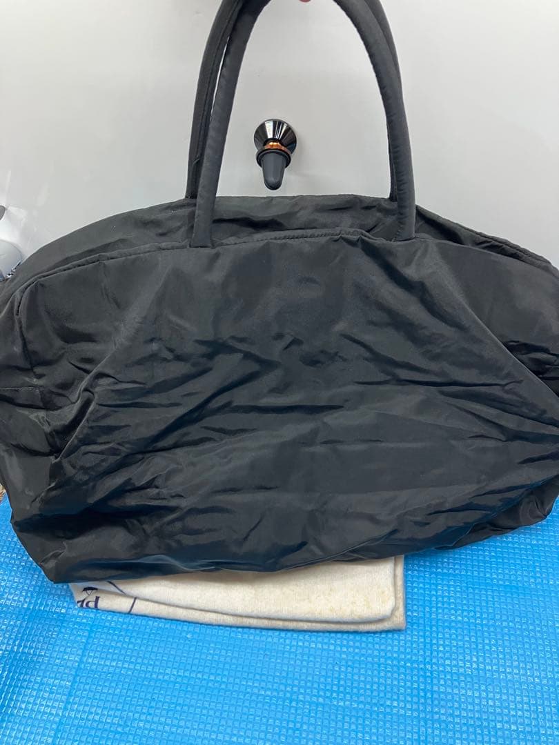 プラダ テスートナイロン 三角ロゴ ボストンバッグ 出張 旅行 トランク 黒