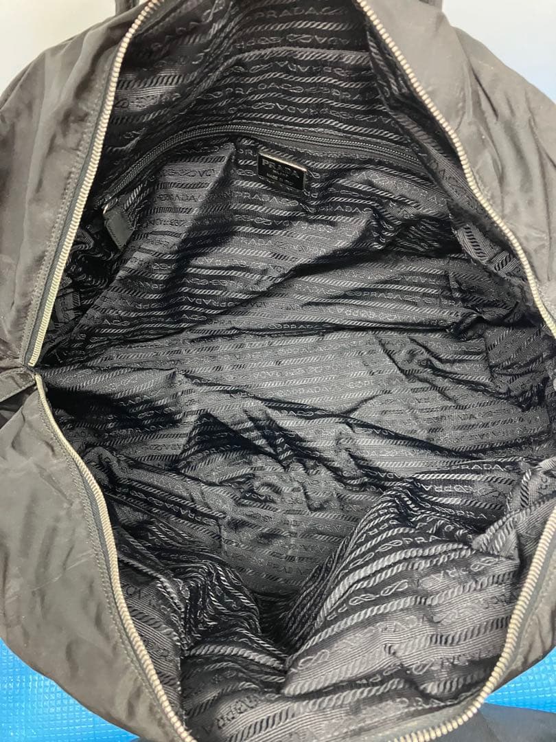 プラダ テスートナイロン 三角ロゴ ボストンバッグ 出張 旅行 トランク 黒