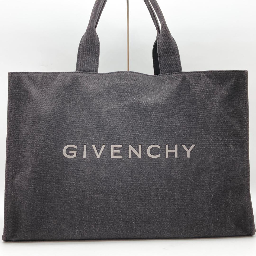 レア 美品　GIVENCHY　トートバッグ　ロゴ　刺繍　ジバンシイ　4G