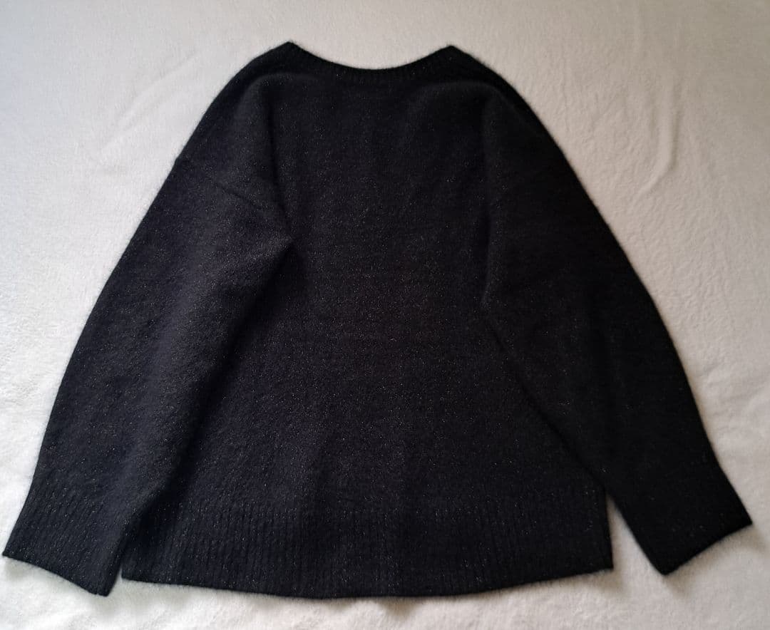 AP STUDIO フォックス ブレンドラメVネックプルオーバー