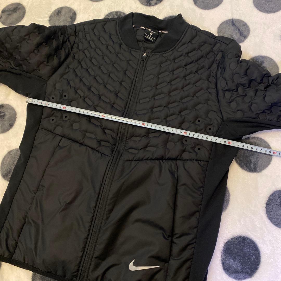 【美品】Nike running Aeroloft ブラック Mサイズ　ダウン