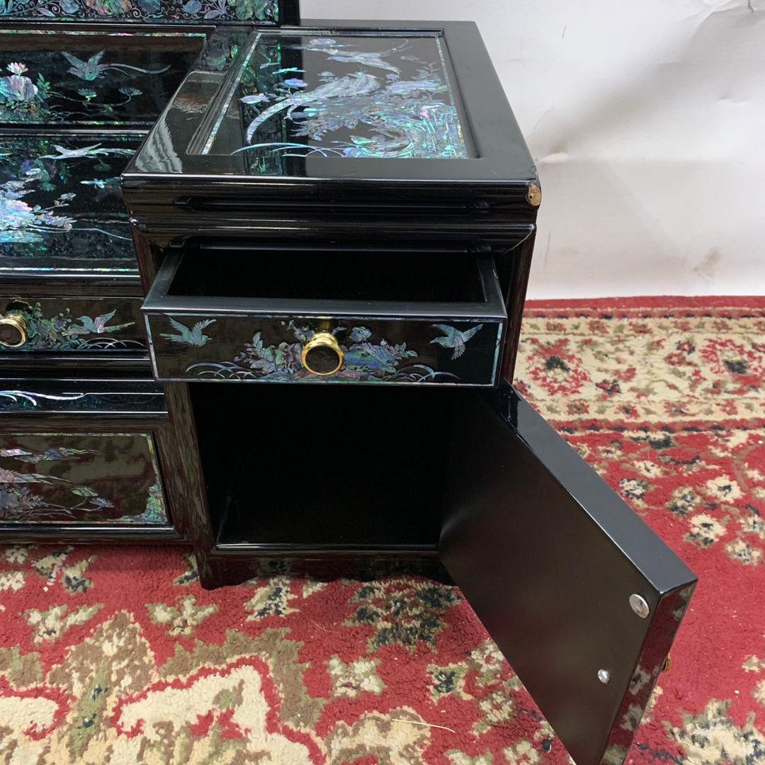 最高級 螺鈿 鏡台 細密 ドレッサー 高165.5cm