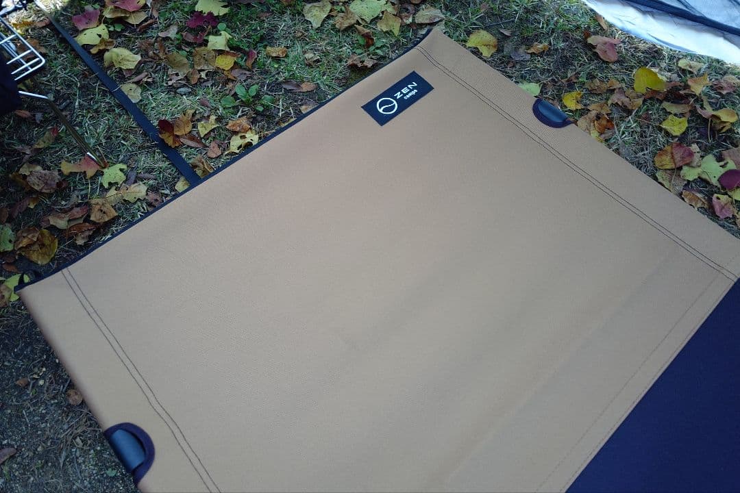 【2回使用の美品】ZEN Camps コット ブラウン/ブラック