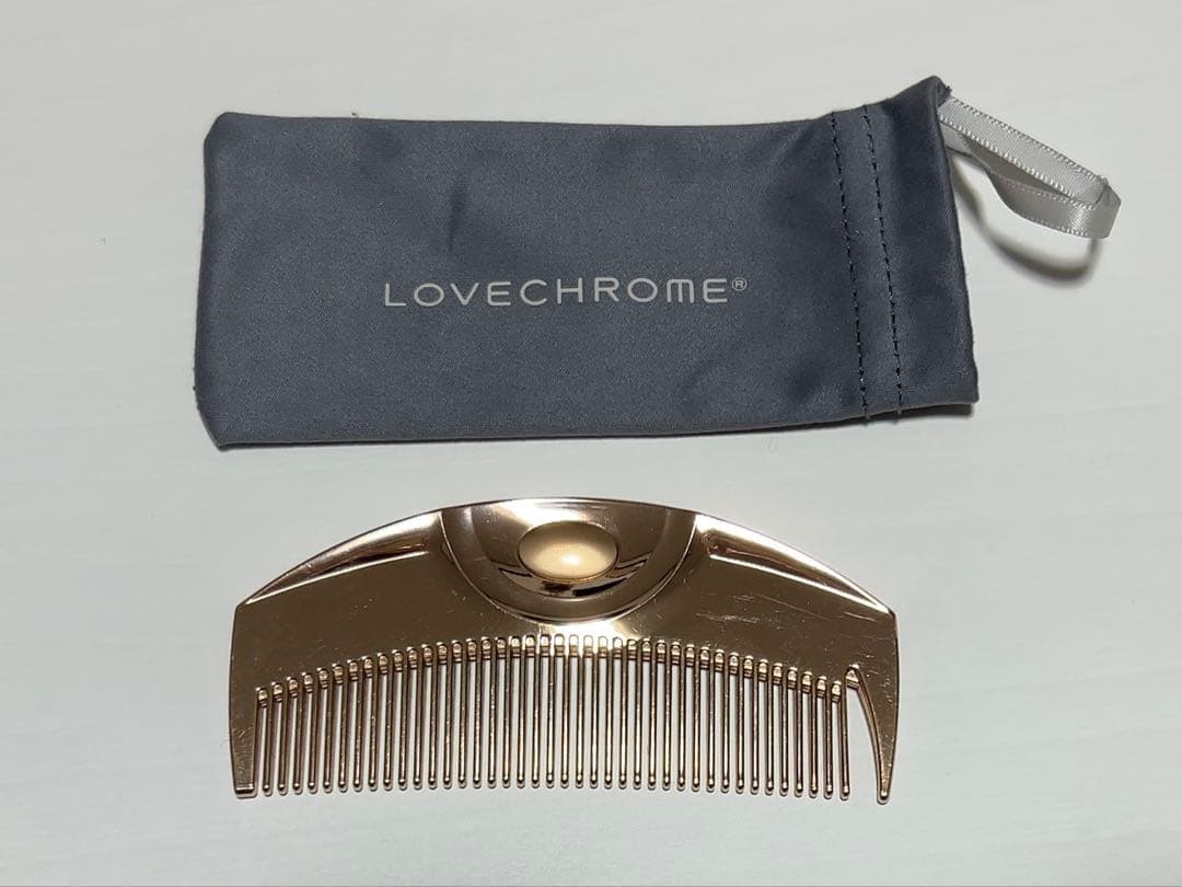 値下げ中【即発送】LOVECHROME ラブクロム　ローズゴールド コーム ツキ