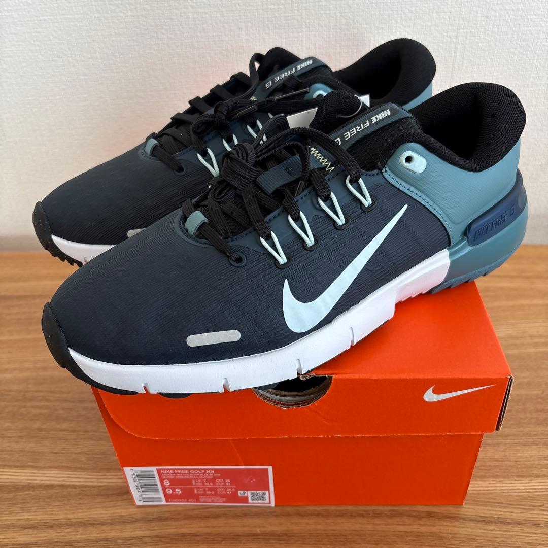 26　ナイキ　ゴルフ　シューズ　スパイクレス　アーモリーネイビー FN0332