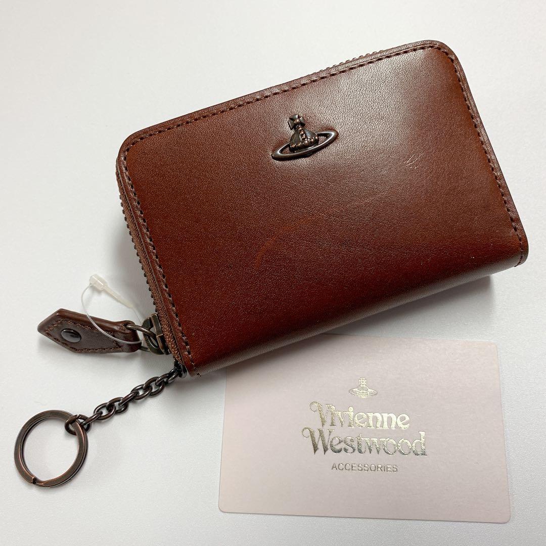 【新品】ヴィヴィアンウエストウッド ケース 小銭入 コッパー オーブ　茶