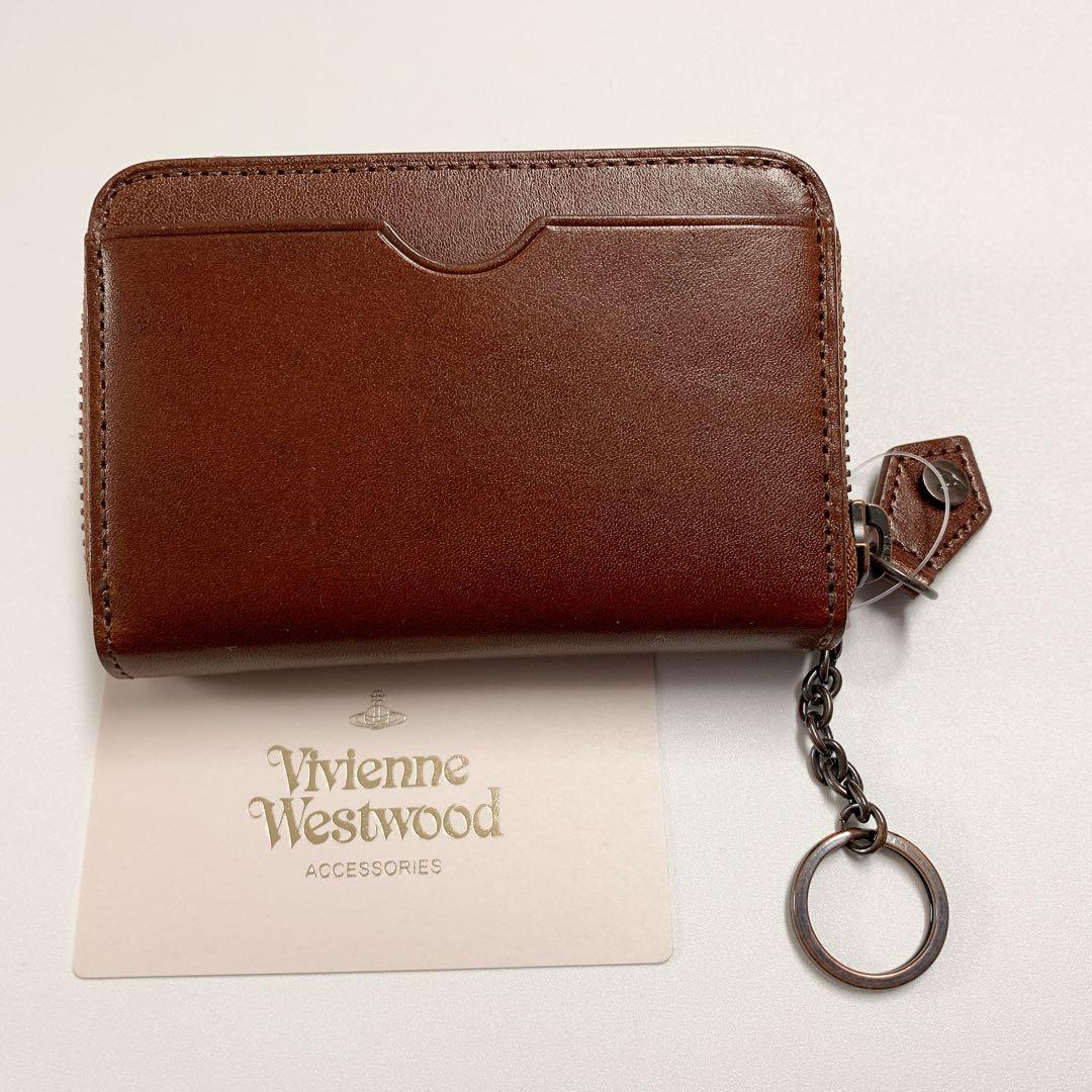 【新品】ヴィヴィアンウエストウッド ケース 小銭入 コッパー オーブ　茶