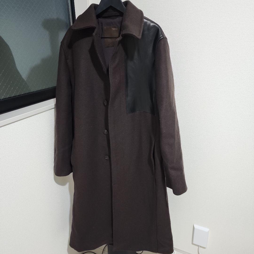 ZARA×STUDIO NICHOLSON パッチレザーコート