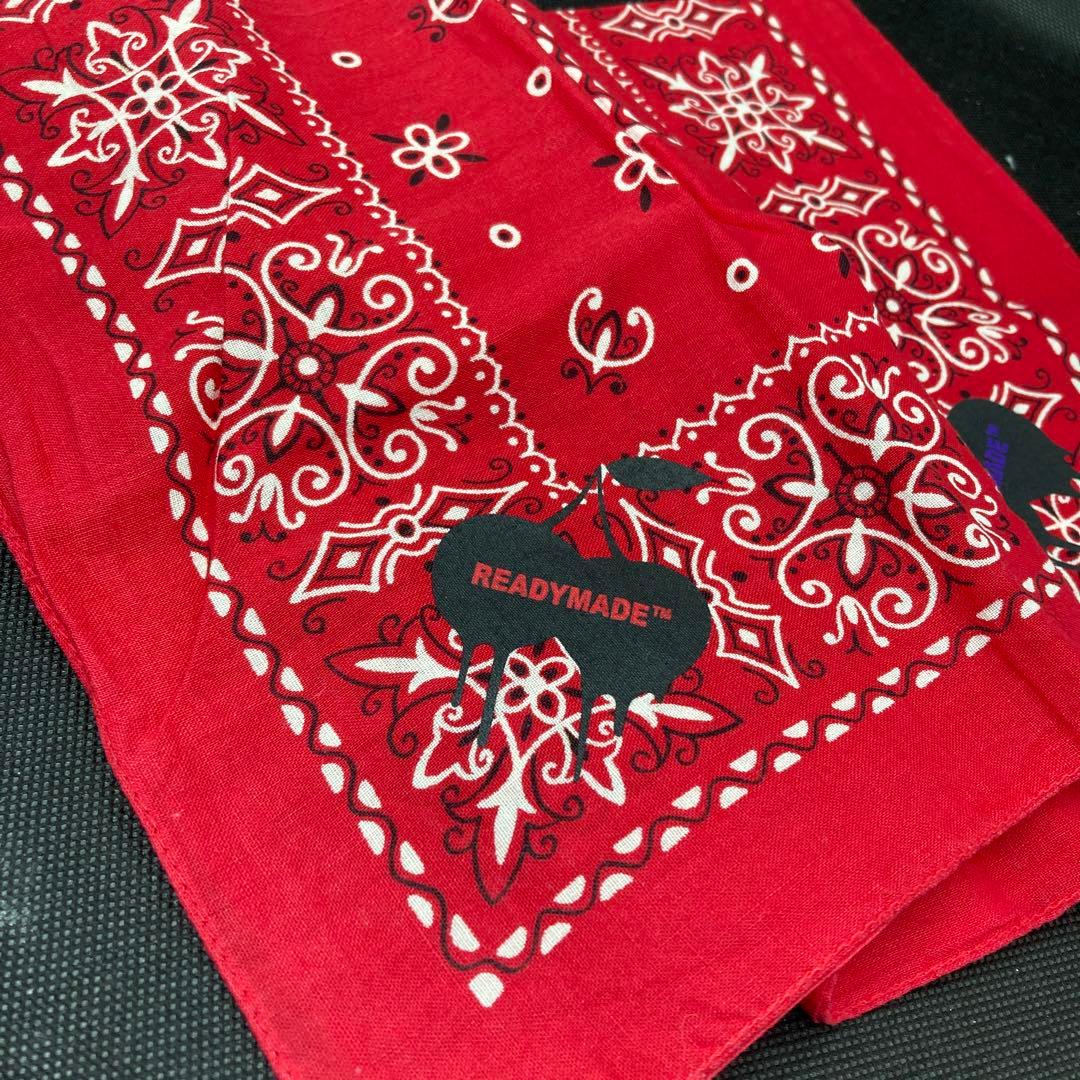 激レア READYMADE レディーメイド 25セット限定バンダナ 赤 青