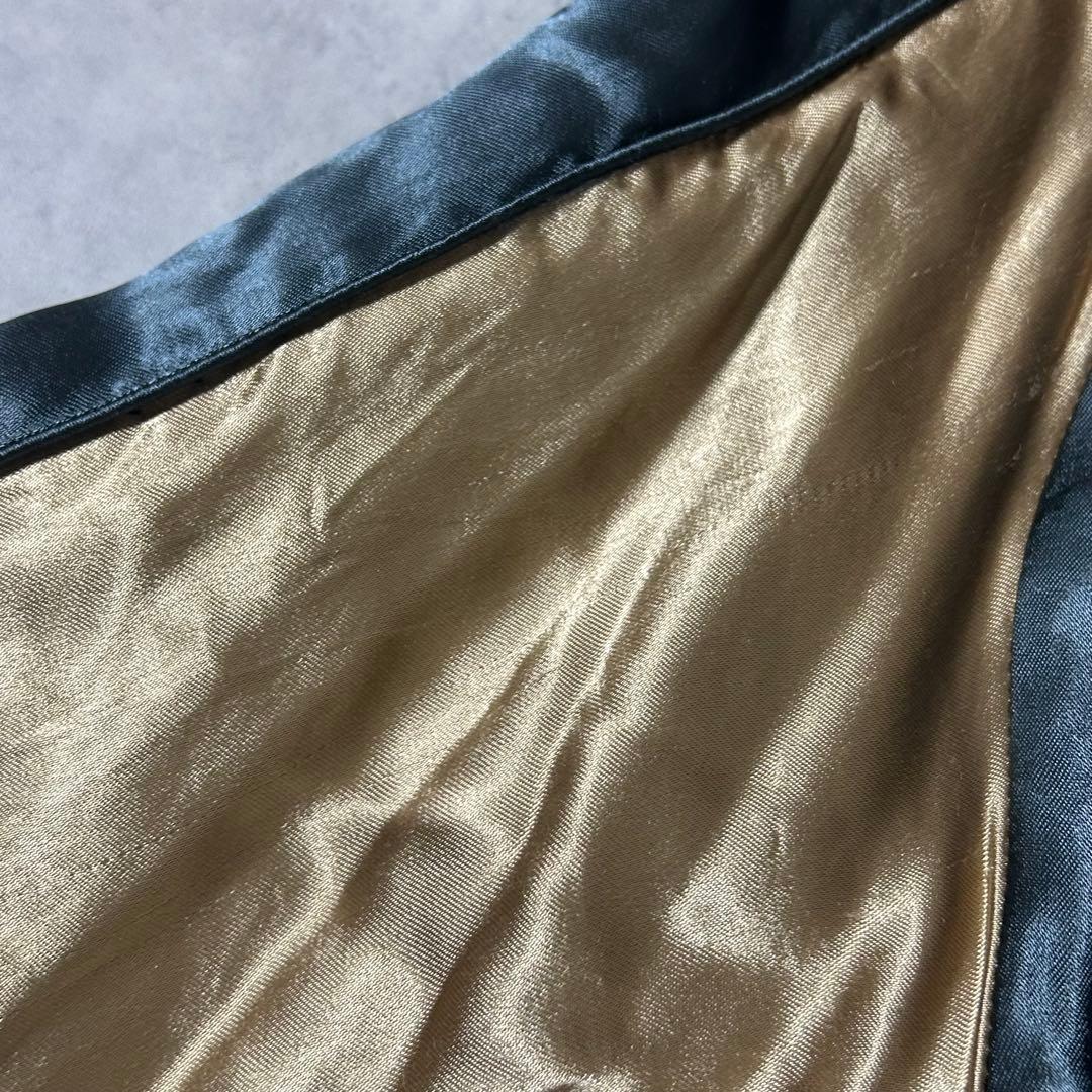 抜刀娘 スカジャン リバーシブル XXL 花 蓮 桜 和柄　刺繍 MA-1