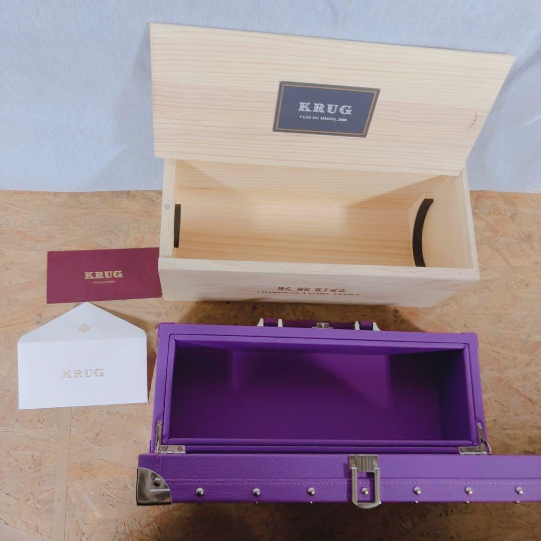 高級感MAX! KRUG木箱＋ANGELパープルケース★まとめ売り♪