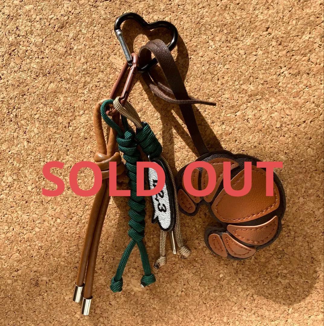 クロワッサン パラコード じゃらじゃら バッグチャーム