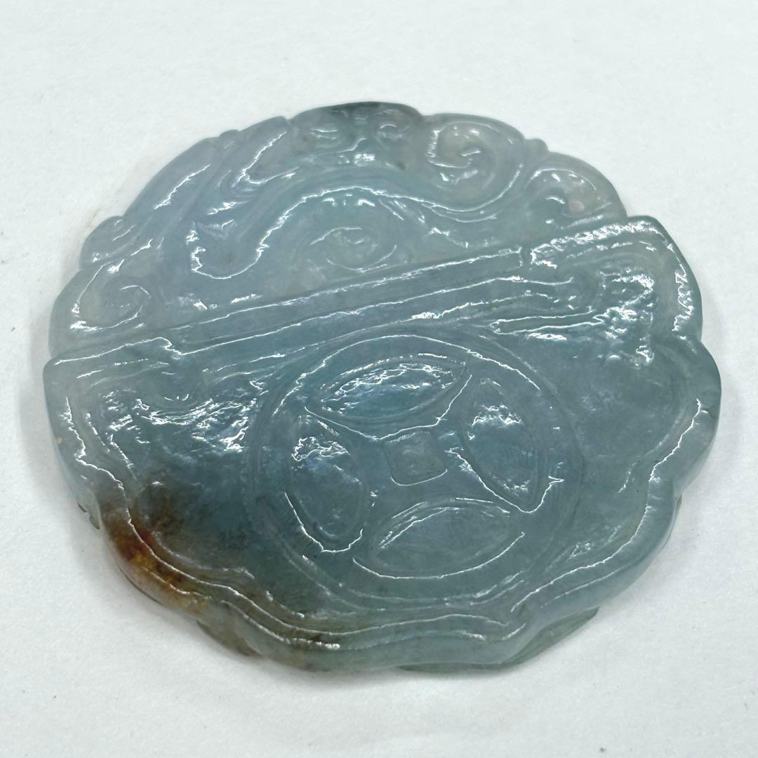 本翡翠 飾り # 天然 ひすい 玉 宝石 ペンダント ネックレス 清朝