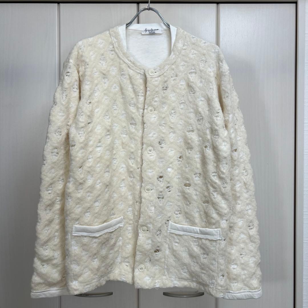 Yohji Yamamoto pour homme クラッシュパイルカーディガン