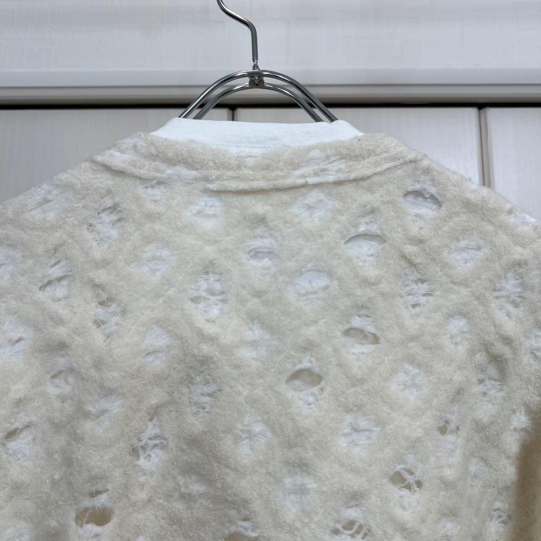 Yohji Yamamoto pour homme クラッシュパイルカーディガン