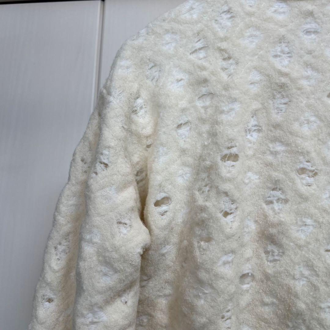 Yohji Yamamoto pour homme クラッシュパイルカーディガン