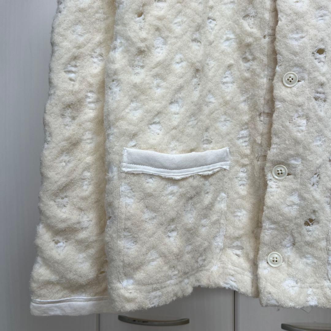 Yohji Yamamoto pour homme クラッシュパイルカーディガン