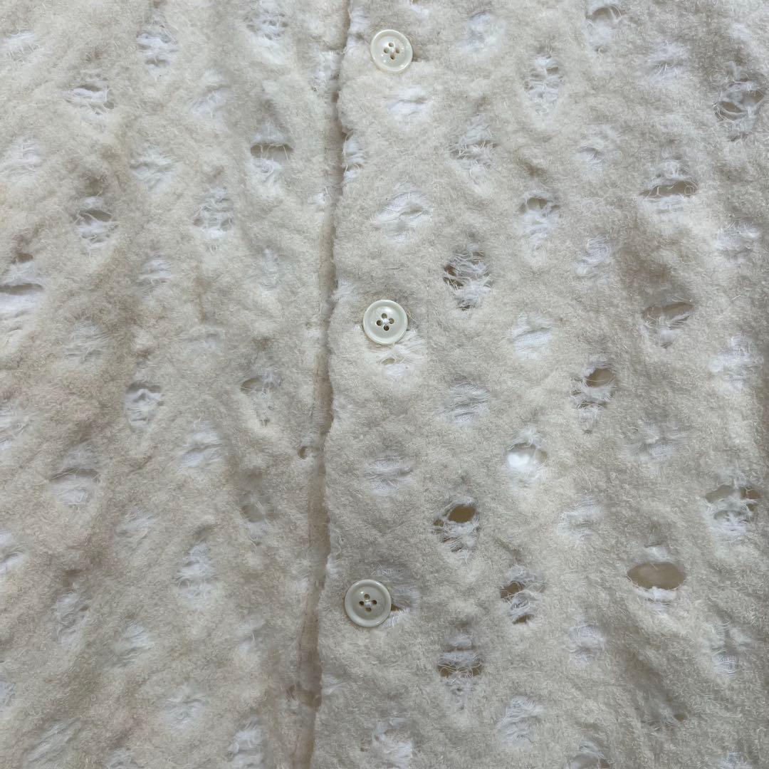 Yohji Yamamoto pour homme クラッシュパイルカーディガン