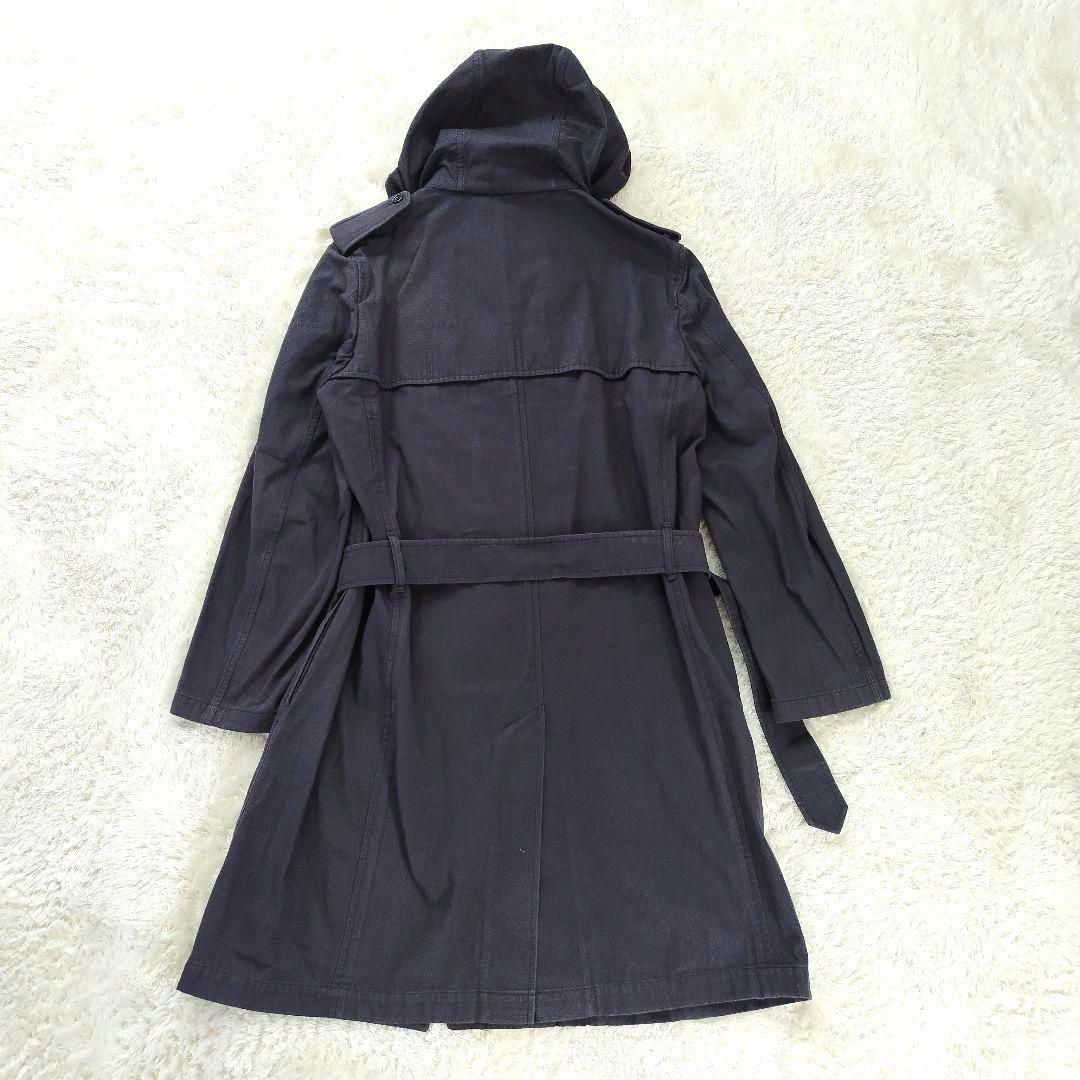 Aquascutum　アクアスキュータム　トレンチコート　ネイビー　42