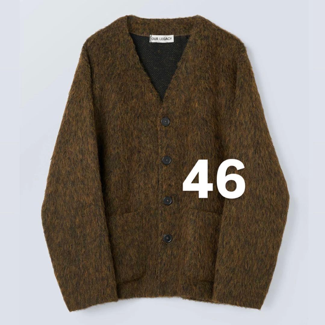 OUR LEGACY カーディガン 46サイズ オリーブ ブラウン系