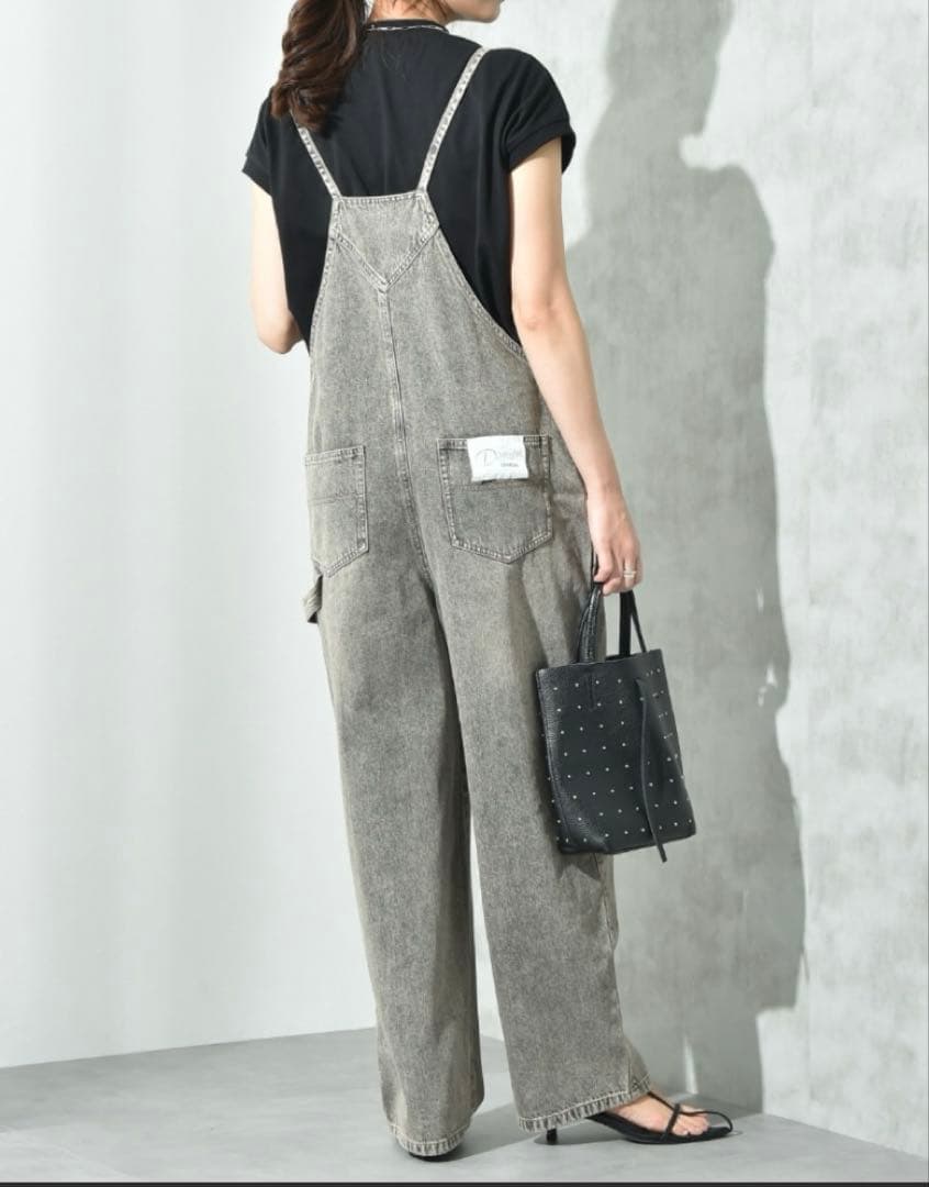 イシカワラボ ＣＹＮＩＣＡＬ ミドルオンスデニムキャミサロペット