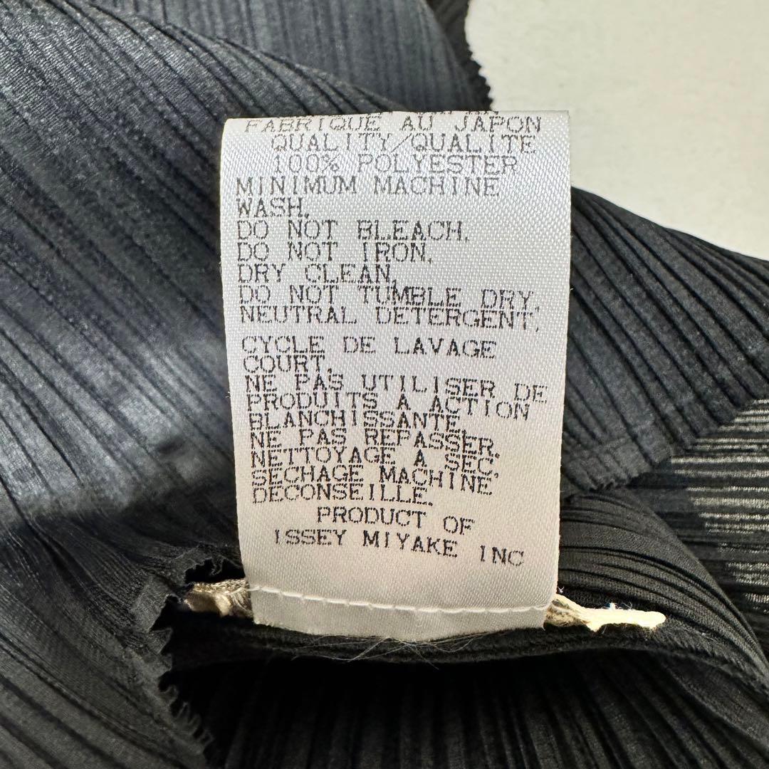 極美品✨PLEATS PLEASE プリーツ　ブラック　ノースリーブ　トップス