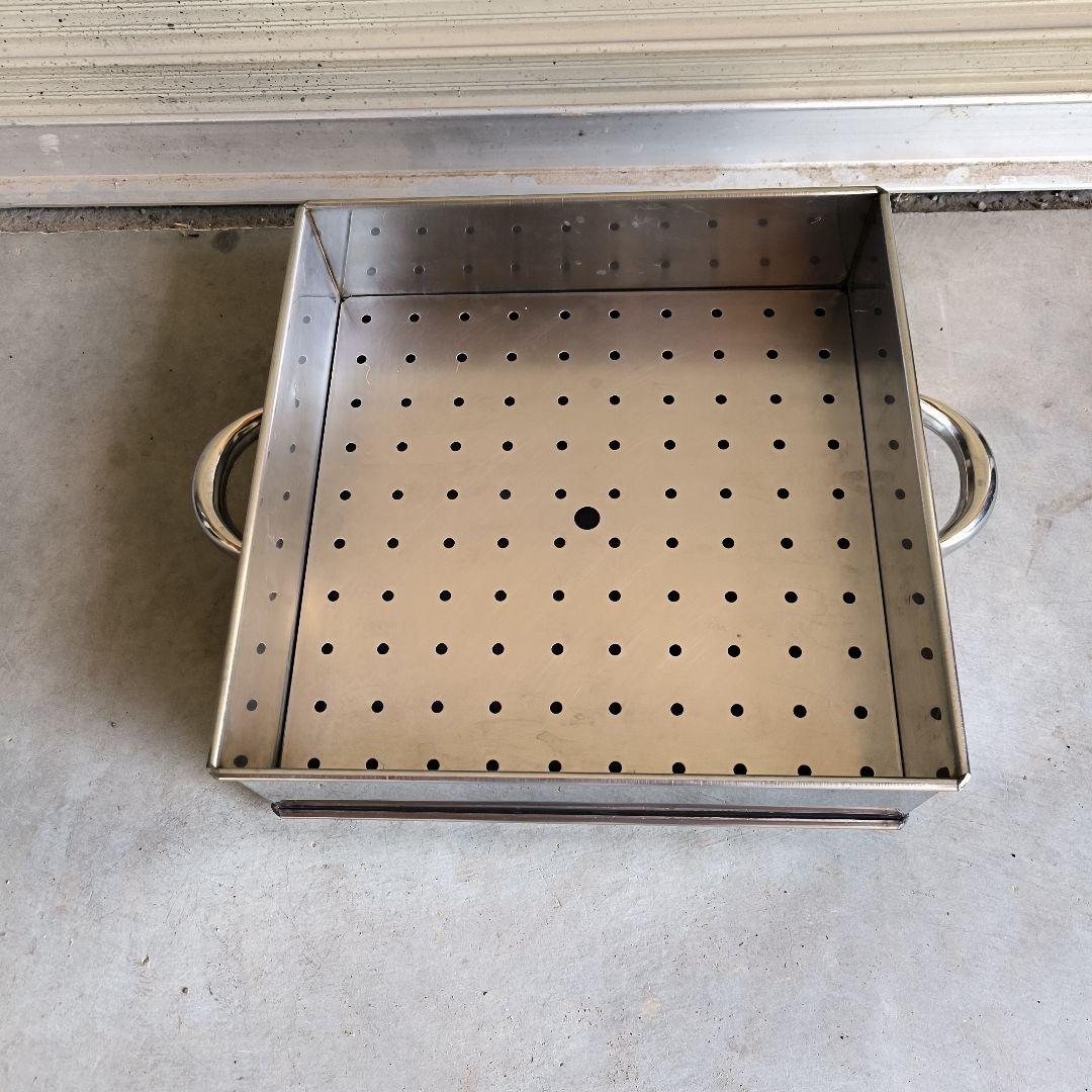 ステンレス蒸し器　39.5cm角　1段