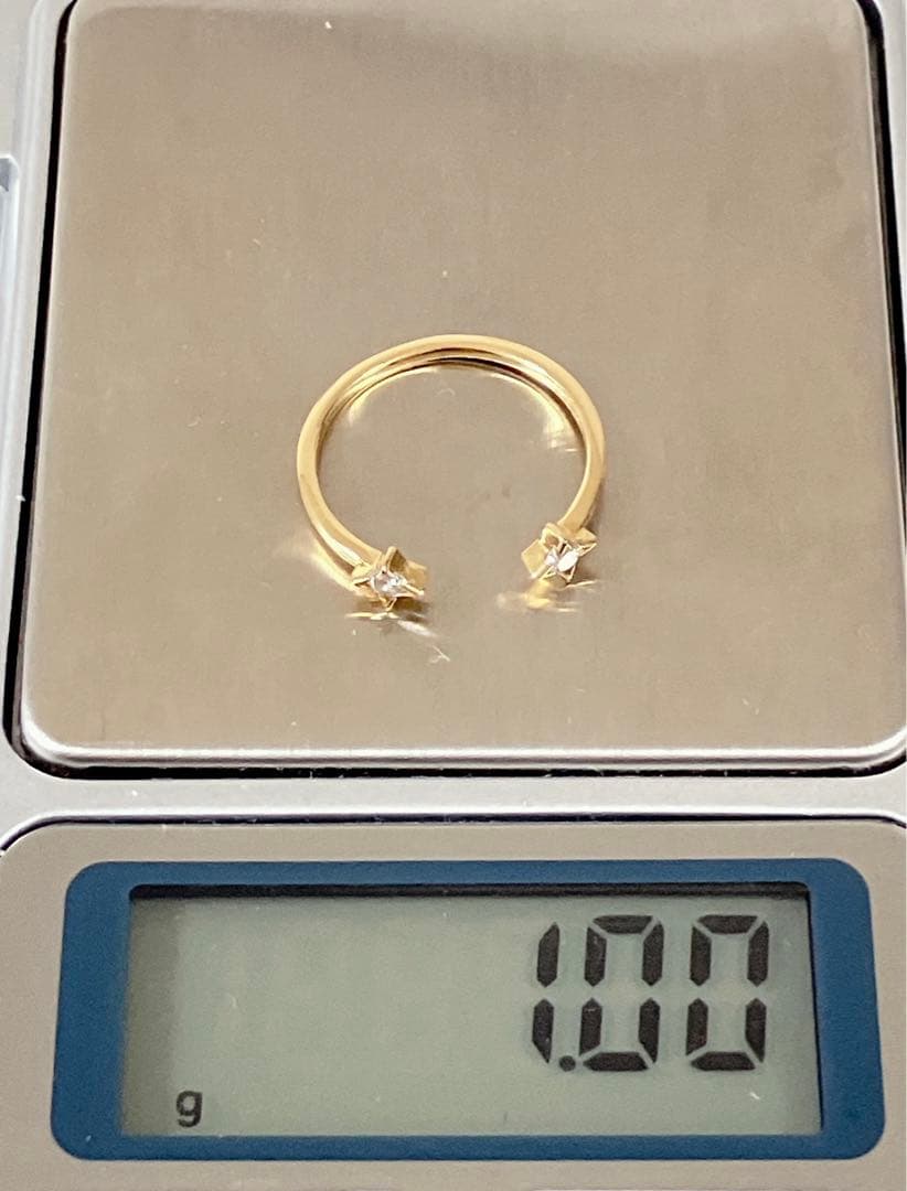 美品 2015 クリスマス限定 アーカー アルビレオノエル リング