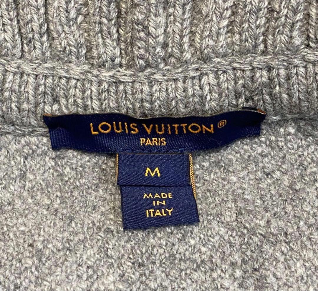 美品 LOUIS VUITTON モノグラム タウアリングフーディ ニット