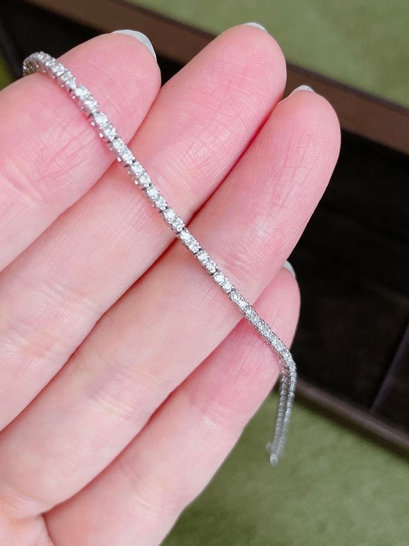 つかさ様 Pt850 ダイヤモンドブレスレット