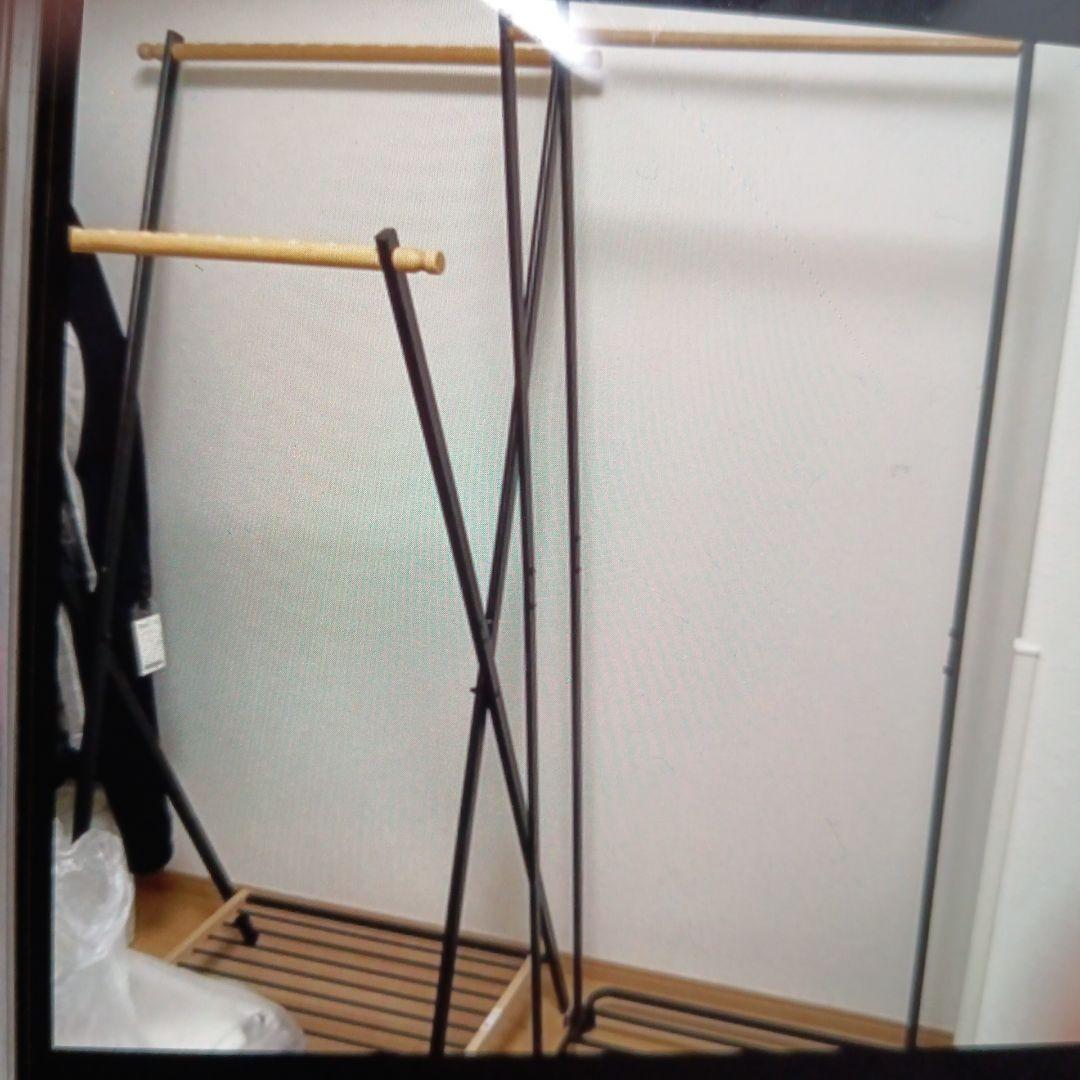 2点セット★ハンガーラックセット 美品 アイアンハンガー