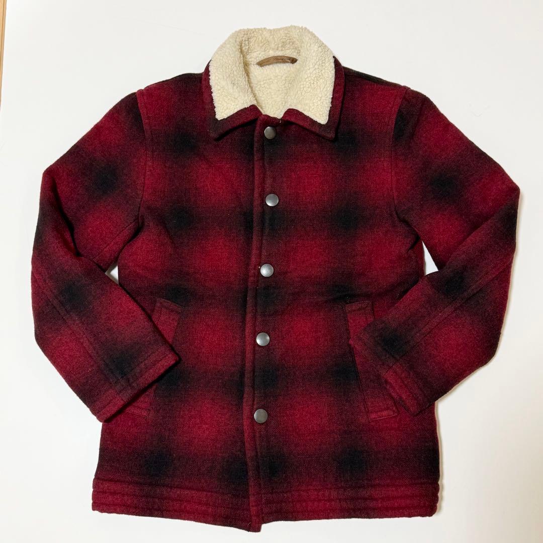 やじ❗️ジャーナルスタンダード　ボア　ランチコート　バッファローチェック