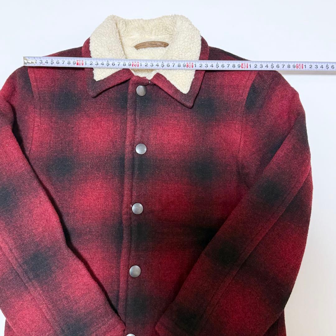 やじ❗️ジャーナルスタンダード　ボア　ランチコート　バッファローチェック