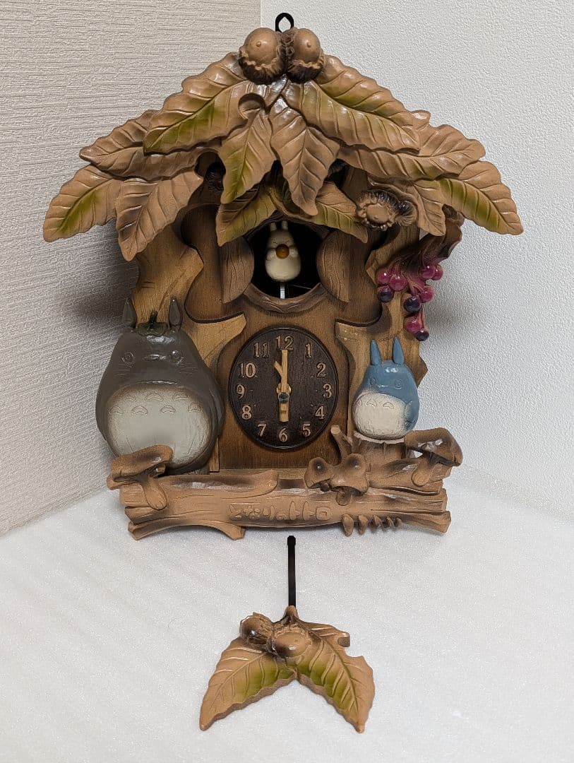 リズム時計 キャラクタークロック となりのトトロ　振り子時計