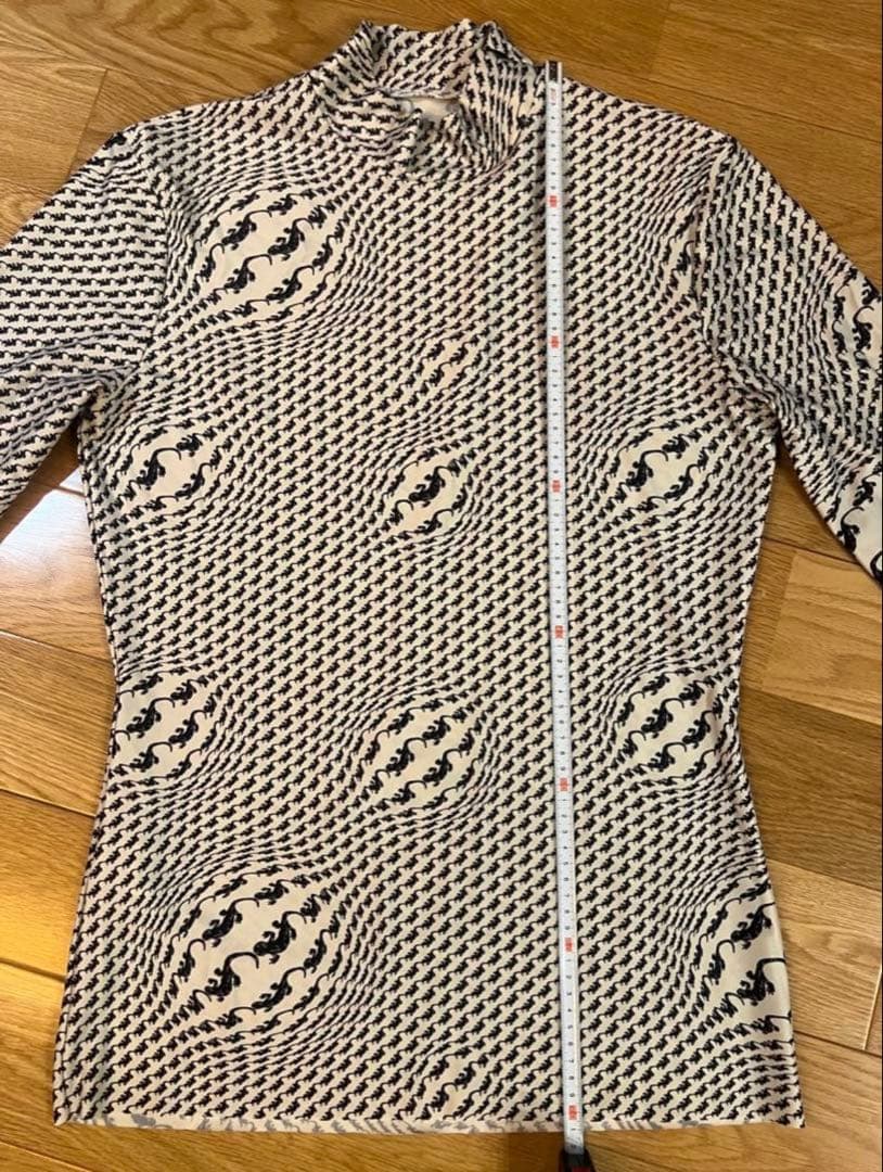 MARINE SERRE 長袖ハイネックカットソー