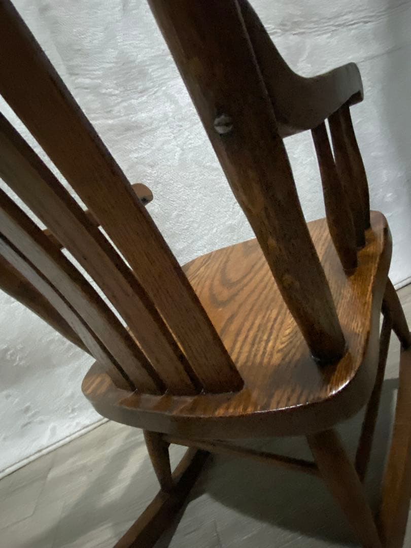 レアサイズ ロッキンチェア アンティーク インテリア 木製 ミニサイズ 子供用