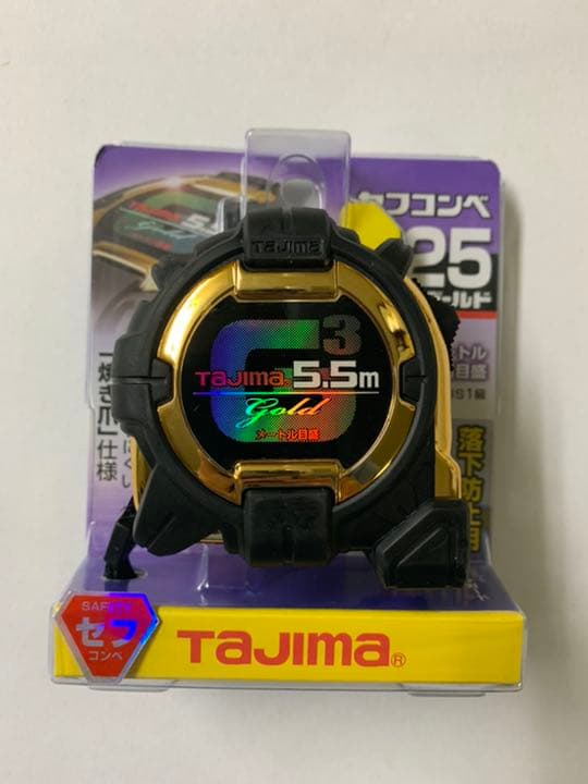 タジマ スケール コンベックス セフコンベ G3ゴールドロック-25×5個