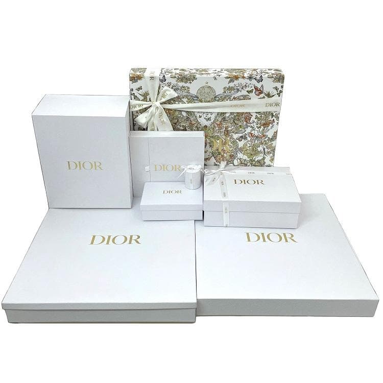 ディオール 箱 8点 ブックトート用等 バッグ 鞄 リボン ロゴ 美品 Dior