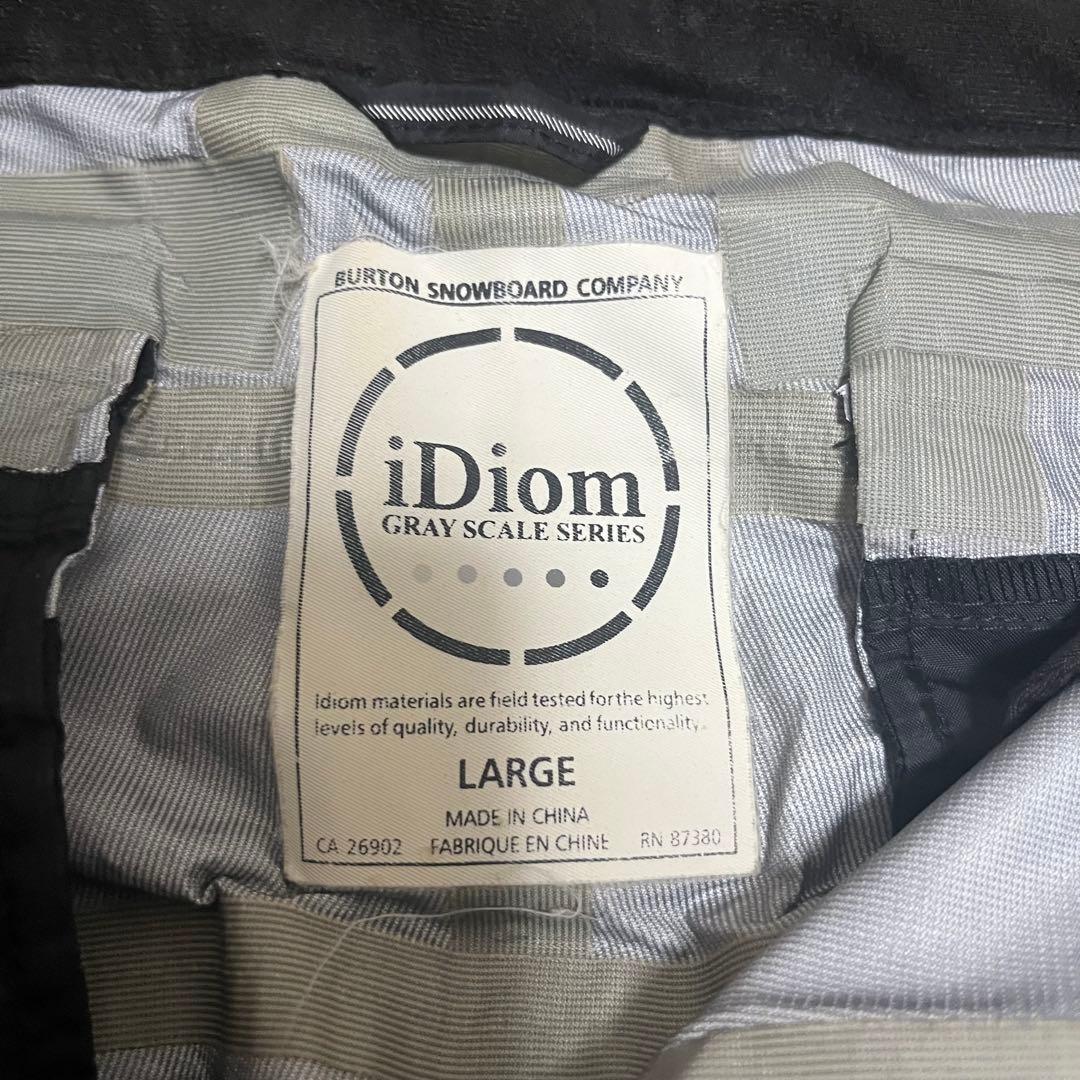 BURTON iDiom 3L バートン イディオム スノボウェア Lサイズ