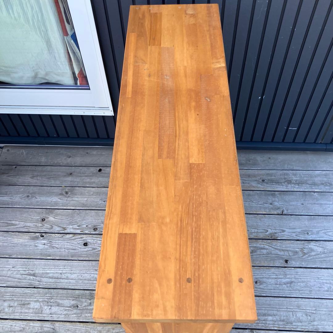 昭和レトロ 古家具 古材 木製飾り棚 ディスプレイラック オープンラック 古道具