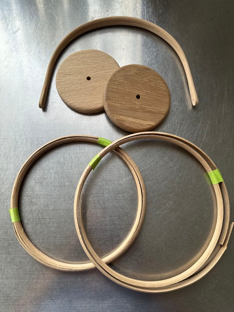 ゆうちぇる様 ナンタケットバスケット 5インチバスケットパース材料セット オーク