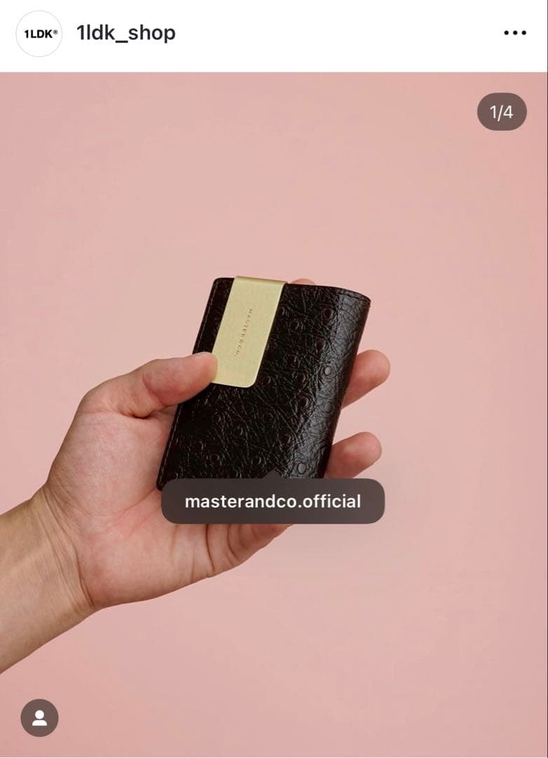 【ポテトチップハンターさん専用】MASTER&Co. マネークリップ